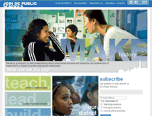 Tablet Screenshot of joindcpublicschools.com